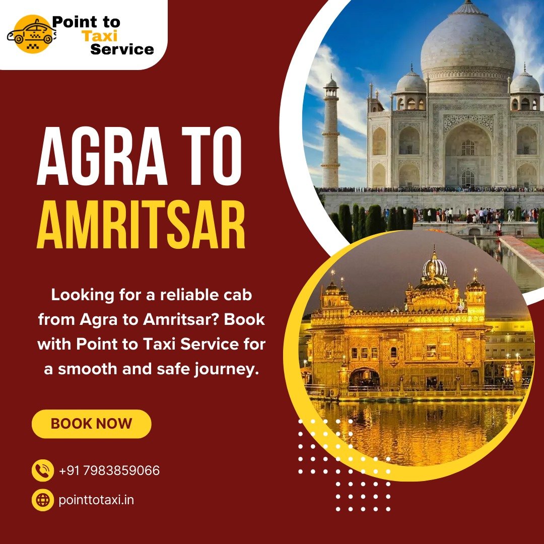 Agra to Amritsar Taxi Service